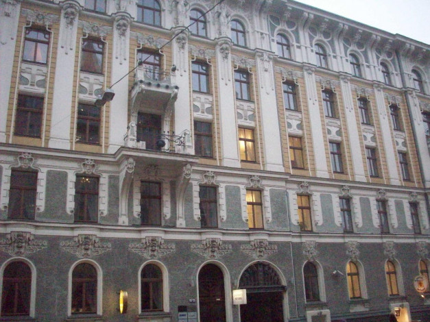 Обои картинки фото рига, улица, гертрудес, города, латвия