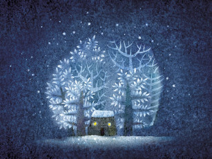 Картинка рисованные природа