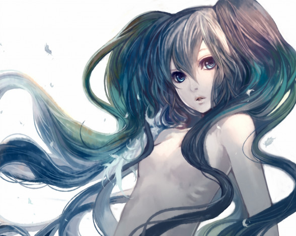 Обои картинки фото vocaloid, hatsune, miku, аниме