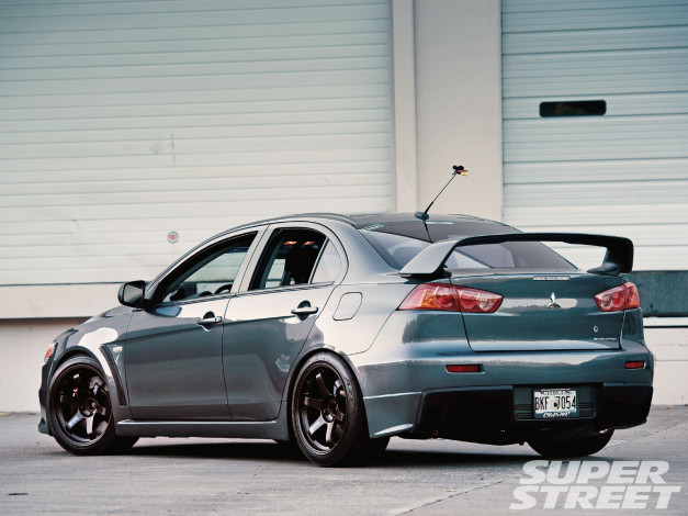 Обои картинки фото 2008, mitsubishi, evo, автомобили, lancer, evolution, x