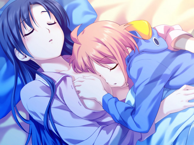 Обои картинки фото аниме, tropical, kiss