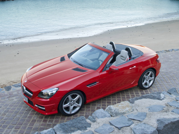 Обои картинки фото автомобили, mercedes, benz, slk