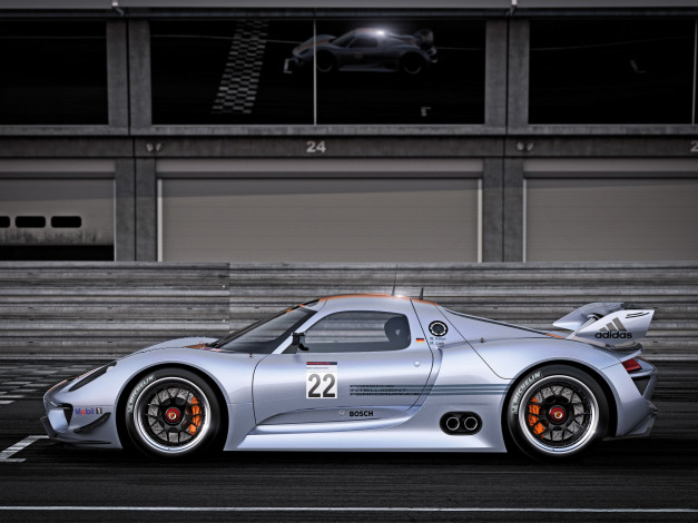 Обои картинки фото автомобили, porsche, 918, rsr