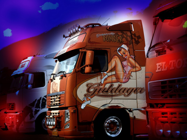 Обои картинки фото автомобили, volvo, trucks