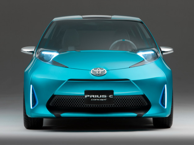 Обои картинки фото prius, concept, 2011, автомобили, toyota, c