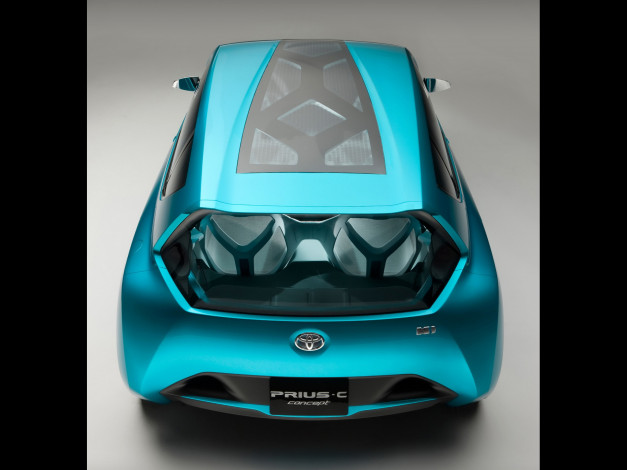 Обои картинки фото prius, concept, 2011, автомобили, toyota, c