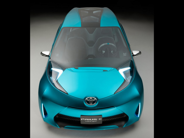 Обои картинки фото prius, concept, 2011, автомобили, toyota, c