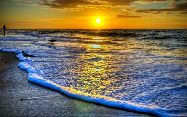 Обои картинки фото природа, восходы, закаты