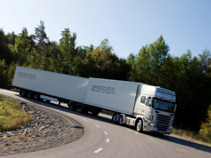 Картинка автомобили scania грузовик truck автопоезд r440 тягач