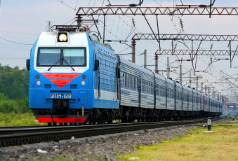 Картинка техника поезда поезд локомотив эп1м железная дорога