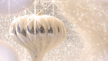 Картинка праздничные шарики блики игрушка