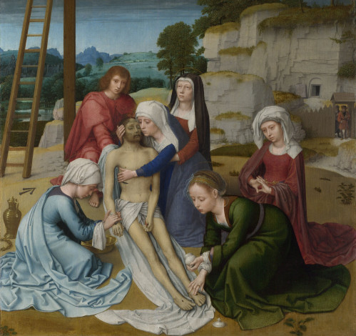 Обои картинки фото gerard, david, lamentation, рисованные