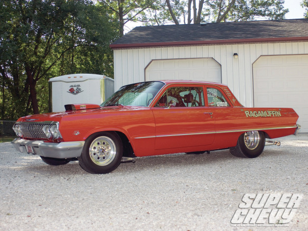 Обои картинки фото автомобили, hotrod, dragster, chevy