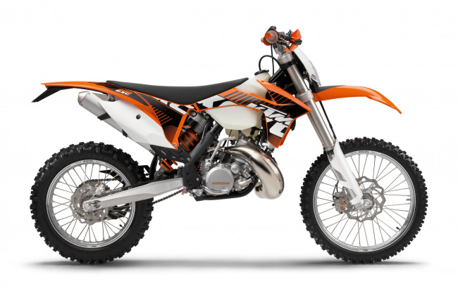 Обои картинки фото мотоциклы, ktm, offroad, 200, exc