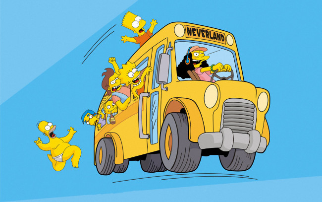 Обои картинки фото мультфильмы, the, simpsons, симпсоны