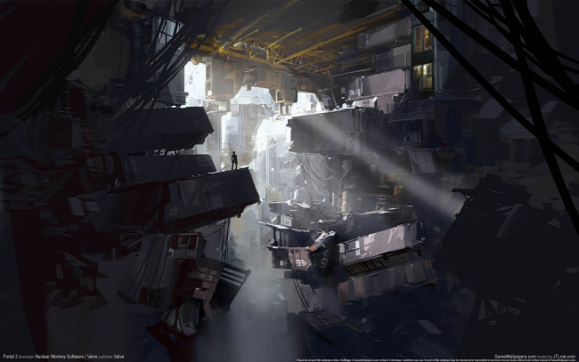 Обои картинки фото portal, видео, игры, завод