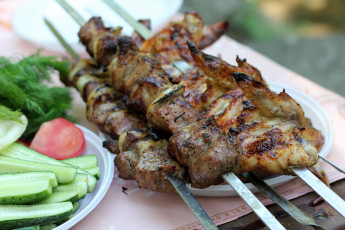 Картинка еда шашлык +барбекю мясо