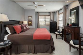 Картинка интерьер спальня кровать