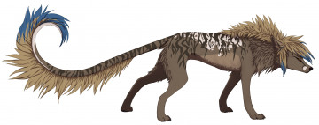 Картинка рисованные животные +сказочные +мифические собака