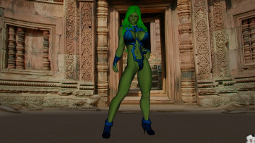 Картинка 3д+графика creatures+ существа девушка