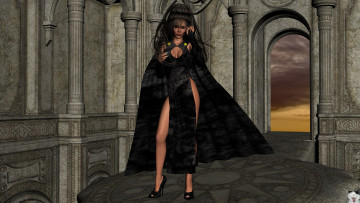 Картинка 3д+графика fantasy+ фантазия девушка