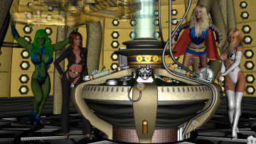 Картинка 3д+графика fantasy+ фантазия девушки существо