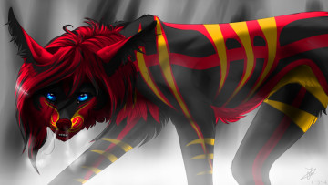 Картинка рисованные животные +сказочные +мифические волки