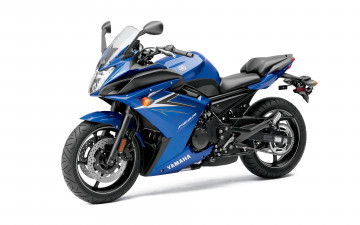 Картинка мотоциклы yamaha синий 2010 fz6r