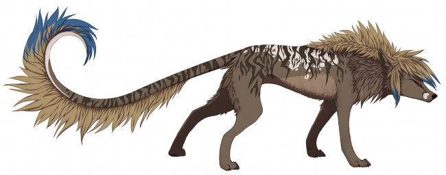 Обои картинки фото рисованные, животные,  сказочные,  мифические, собака