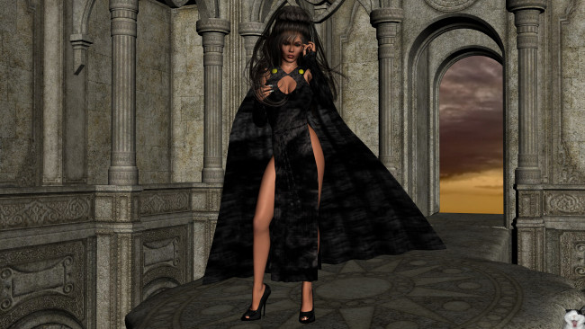 Обои картинки фото 3д графика, fantasy , фантазия, девушка