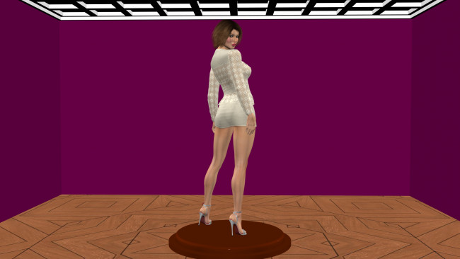 Обои картинки фото 3д графика, people , люди, девушка, комната