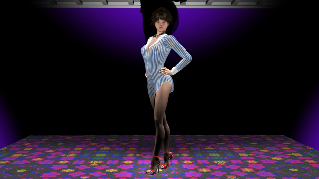 Обои картинки фото 3д графика, people , люди, девушка, платье