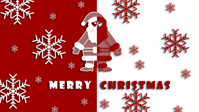 Обои картинки фото праздничные, векторная графика , новый год, снежинки