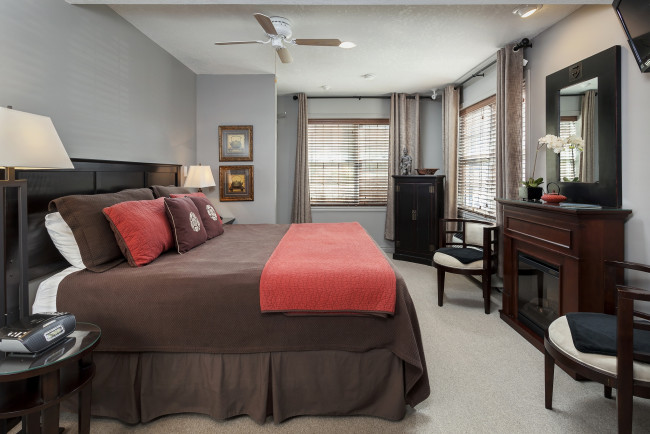 Обои картинки фото интерьер, спальня, кровать