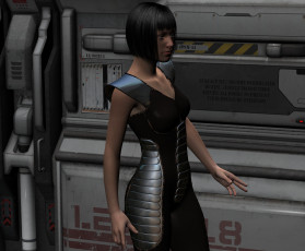 Картинка 3д+графика фантазия+ fantasy девушка взгляд фон