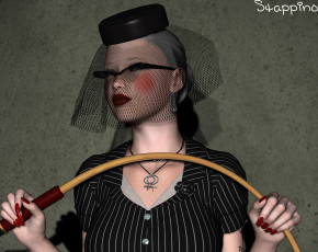 Картинка 3д+графика люди+ people девушка взгляд фон