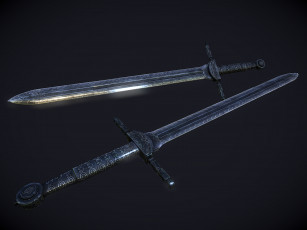 Картинка 3д+графика армия+ military мечи