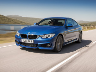 обоя автомобили, bmw, coupе, m, синий, 435i, uk-spec, package, sport, f32, 2013г