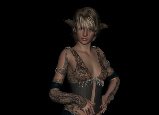 Картинка 3д+графика люди+ people девушка фон взгляд