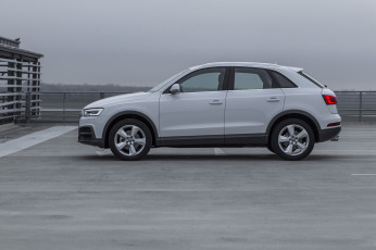 обоя автомобили, audi, q3, 2-0, tfsi, quattro, 8u, 2015г