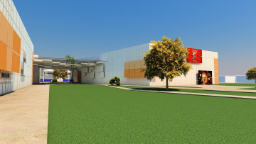 Картинка 3д+графика архитектура+ architecture небо трава дерево дом