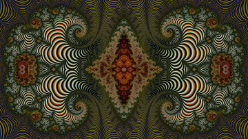 Картинка 3д+графика фракталы+ fractal узор фон цвета