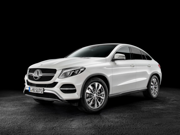 Обои картинки фото автомобили, mercedes-benz, светлый, 2015г, coupе, gle-klasse, c292