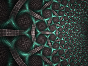 Картинка 3д+графика фракталы+ fractal цвета фон узор