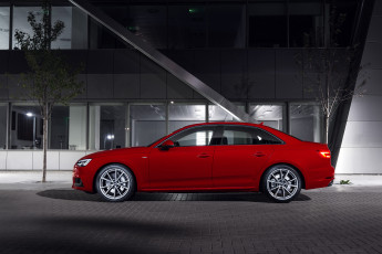 обоя автомобили, audi, 2015г, s, line, uk-spec, b9, a4, tdi, quattro