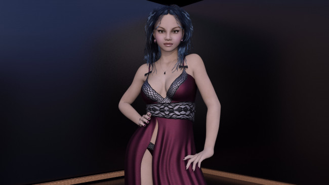 Обои картинки фото 3д графика, люди , people, фон, взгляд, девушка