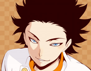 Картинка аниме shokugeki+no+soma парень взгляд фон