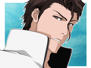 Картинка аниме bleach aizen sousuke