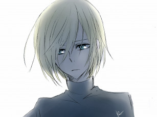 Картинка аниме yuri+on+ice юрий плиседский