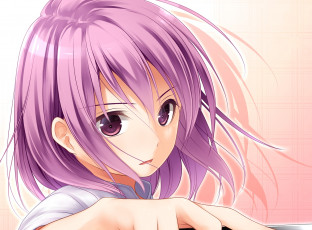 Картинка аниме shokugeki+no+soma взгляд фон девушка